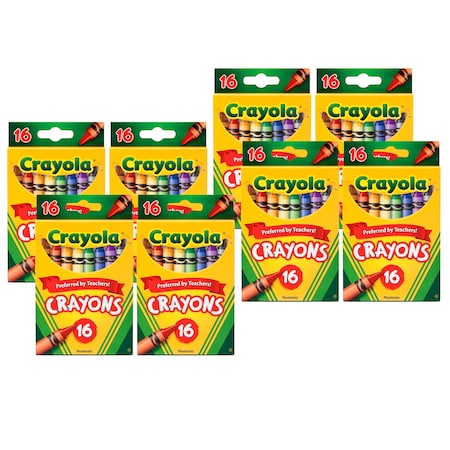 Crayola Crayons, Regular Size, PK128 BIN3016